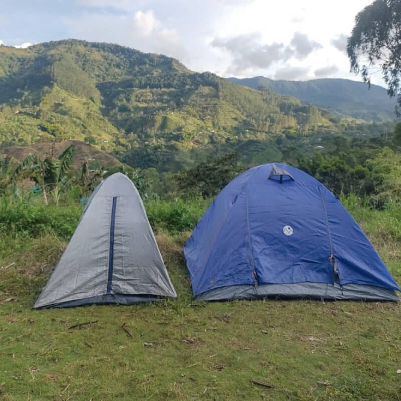 Camping servicio Empresa Jardín Natural - Vitrina Emprendimiento Rural - Fundación Aurelio Llano Posada