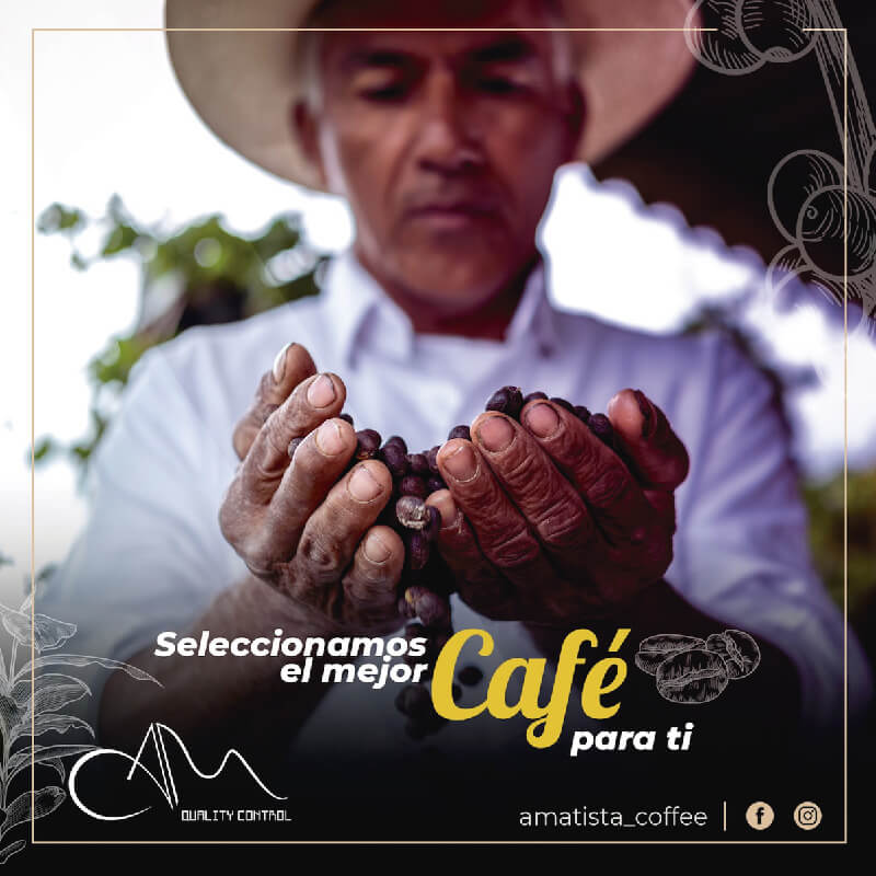Producto Café verde ultra especialidad proceso natural empresa Amatista Speciality Coffee & Stories - Vitrina Emprendimiento Rural - Fundación Aurelio Llano Posada