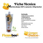 Miel de abeja 100% natural 150gr sachet producto de la empresa Campo Dulce - Vitrina Emprendimiento Rural - Fundación Aurelio Llano Posada
