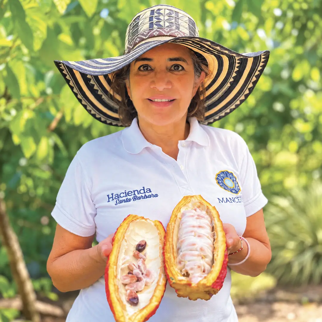 Mancerina-chocolate-artesanal-emprededora-Olivia emprendedora Olivia del emprendimiento Mancerina chocolate artesanal